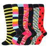 7 Pairs Compression Stockings Fit Running Unisex Nurses Flight Travel Leg Pressure Compress High Quality Socks