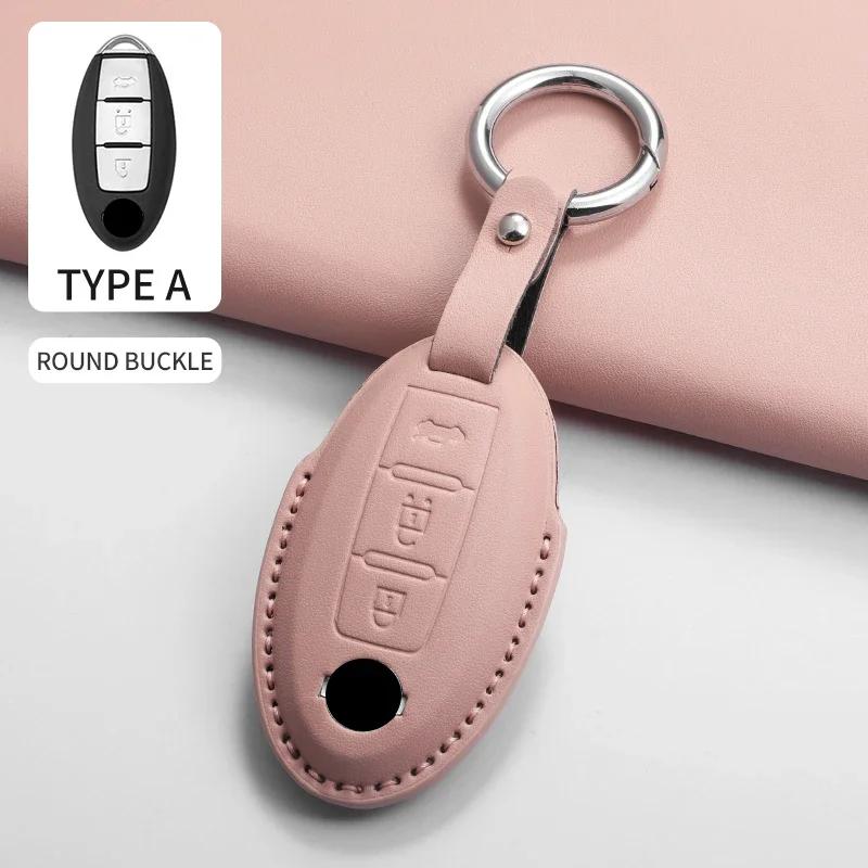 Autoschlüsselhülle Abdeckung Schale Fob für Nissan J11 J10 Versa Maxima Altima Rogue Sentra Murano Trail für Infiniti FX35 QX60 Autoschlüsselanhänger