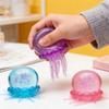 Nee Doh Trendy Flowing Jellyfish And Cube Squeeze Toy, Soft Silicone Stress-Relief Toy For Children And Adults, Sensory