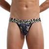 Szexi Fehérnemű Férfi Jockstrap Meleg Átlátszó String Homme Slip Erotikus Homens Férfi Tangák És G-stringek
