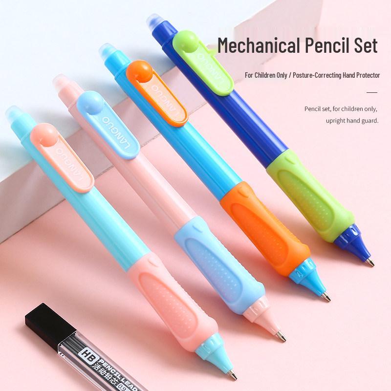 Blue Fruit 0.9mm Non-Breaking Automatic Pencil with Easy Grip for Primary Students - Correct Posture, No Sharpening Needed