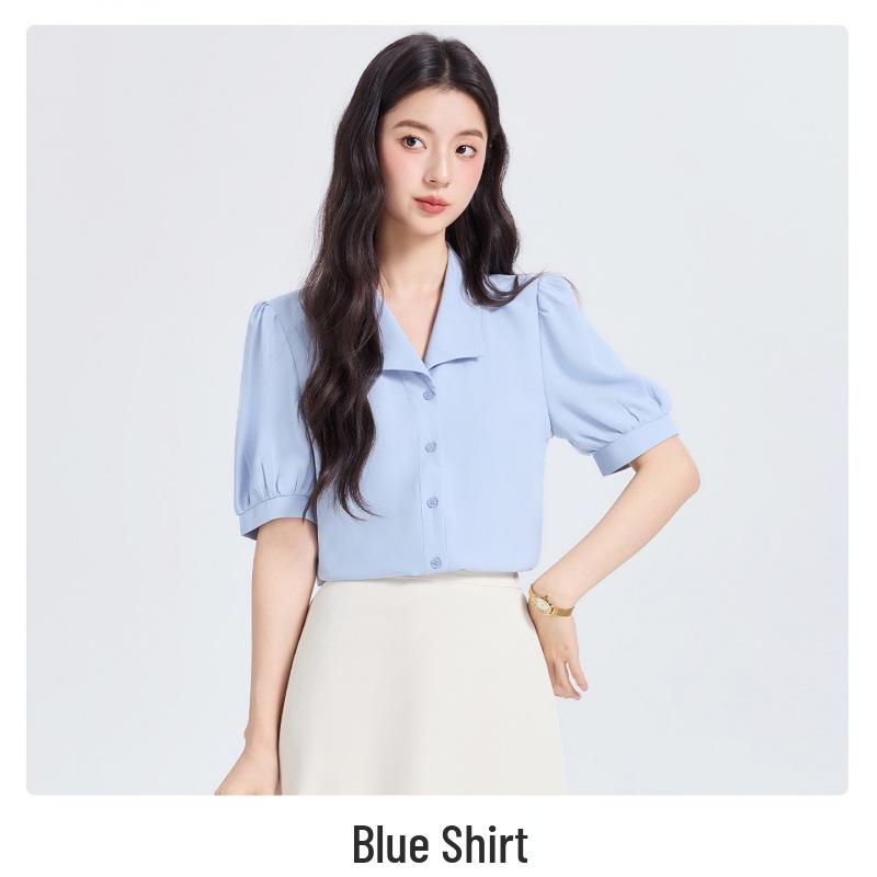 Age-Defying Preppy Vest Dress Set for Female College Students - Ideal for Exams & Interviews, Includes Shirt and Vest Dress