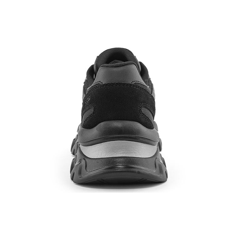 Kappa Fabric Synthetic Leather Functional Retro Casual Shock Absorption Non-Slip Wear-Resistant Low-Top Dad Shoes Unisex Sneaker Black K0CY5MC16D-990