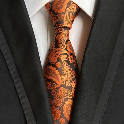 8cm Men Necktie Business Floral Ties Fashion Paisley Tie  Wedding