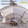 Large Portable Windproof Yurt Tent - Rain & Sun Protection Camping Gazebo