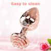 3Pcs Anal Plug Buttplug Rose Shape Anal Sex Toys for Men Women Beginners Advanced Users Sex Toy for Vagina Training But Plug