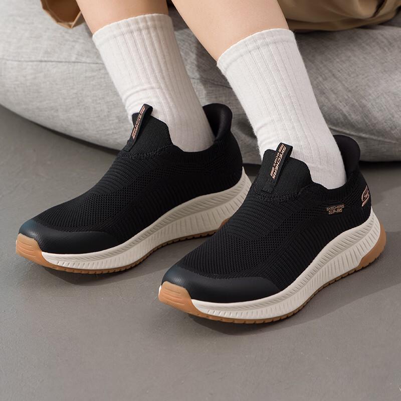 Skechers Women s Casual Walking Shoes 117745-BLK 6.5