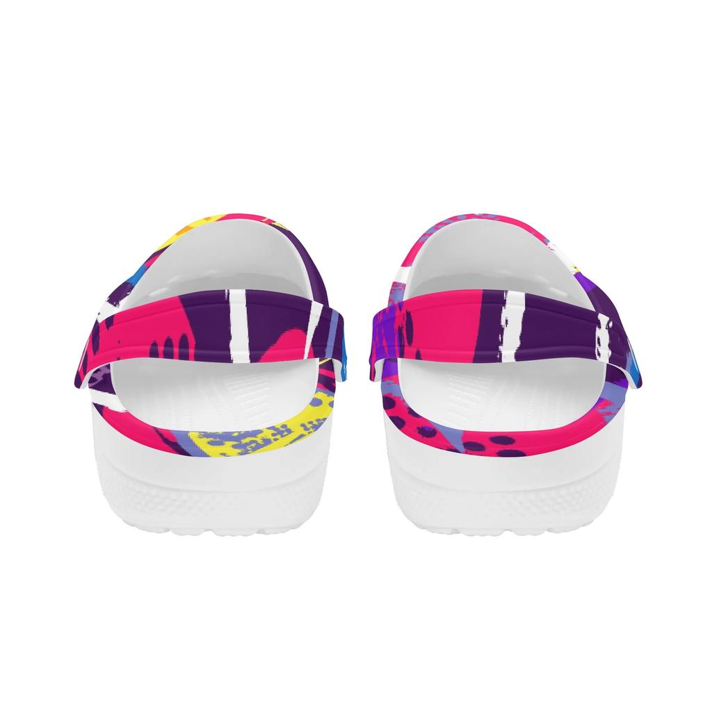 Printed EVA Garden Clogs Women Men Lightweight Breathable Slip On Shoes Beach Pool Bathroom Home Summer Sandals Daily Sandals
