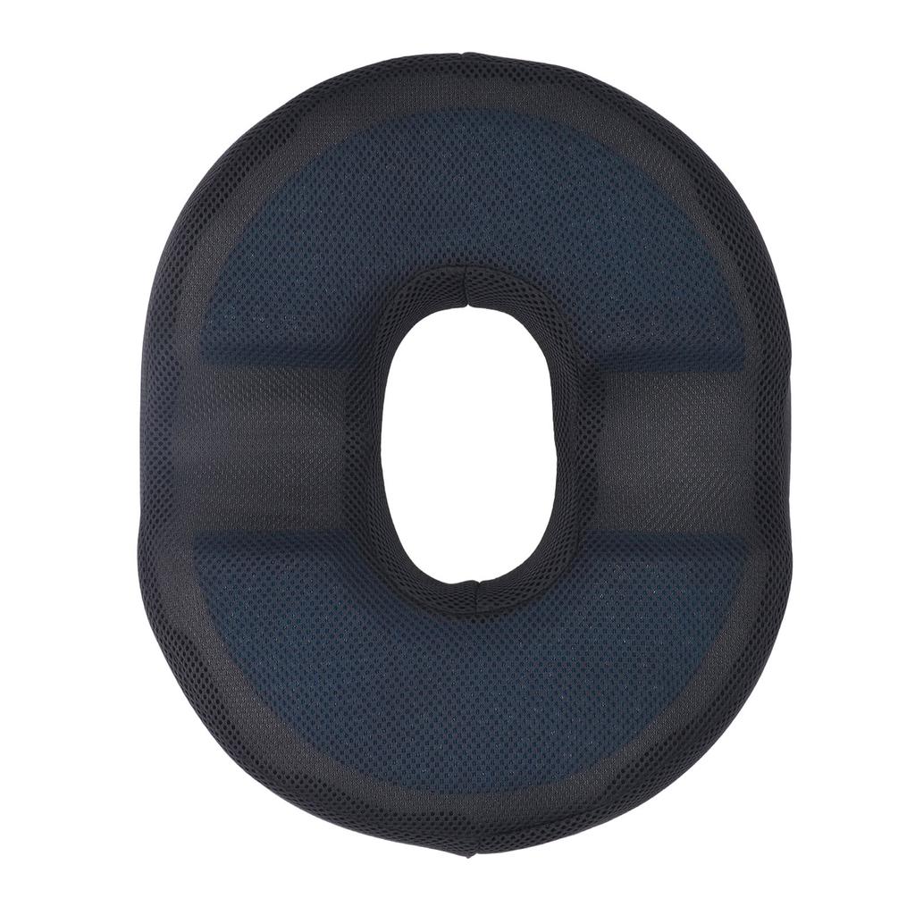 Donut Gel Cushion Pad Ease Discomfort Ergonomic Prostate Surgery Recovery Cushion for Tailbone Black 2U