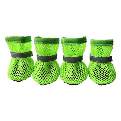Reflective Breathable Mesh Dog Shoes - Non-Slip, Wear-Resistant Soles for Small & Medium Breeds