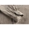 Solid Color Corduroy Vintage Shirt Men Spring Fashion Simple Basic Long Sleeve Blouse America Style Coats