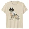 English Setter Dog Animals Mens T-Shirt Womens Tee Graphic Unisex Breed Portrait
