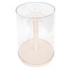 Doll Rotating Clear Display Case Transparent Figures Doll Protective Storage Box for Doll Collection