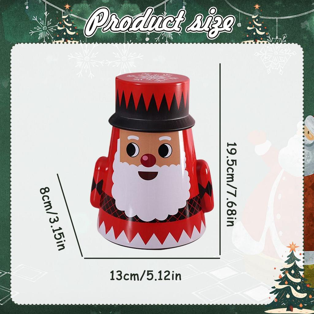 Christmas Candy Jar Airtight Santa Snowman Christmas Decorations Snack Candy Jars For Stocking Stuffers Party Favors Greeting