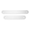 2PCS Transom Support Plate Kit for Boat Top and Lower Bolt Holes 3001.8067 Aluminum 15 X 2 Inches 12 X 2 In