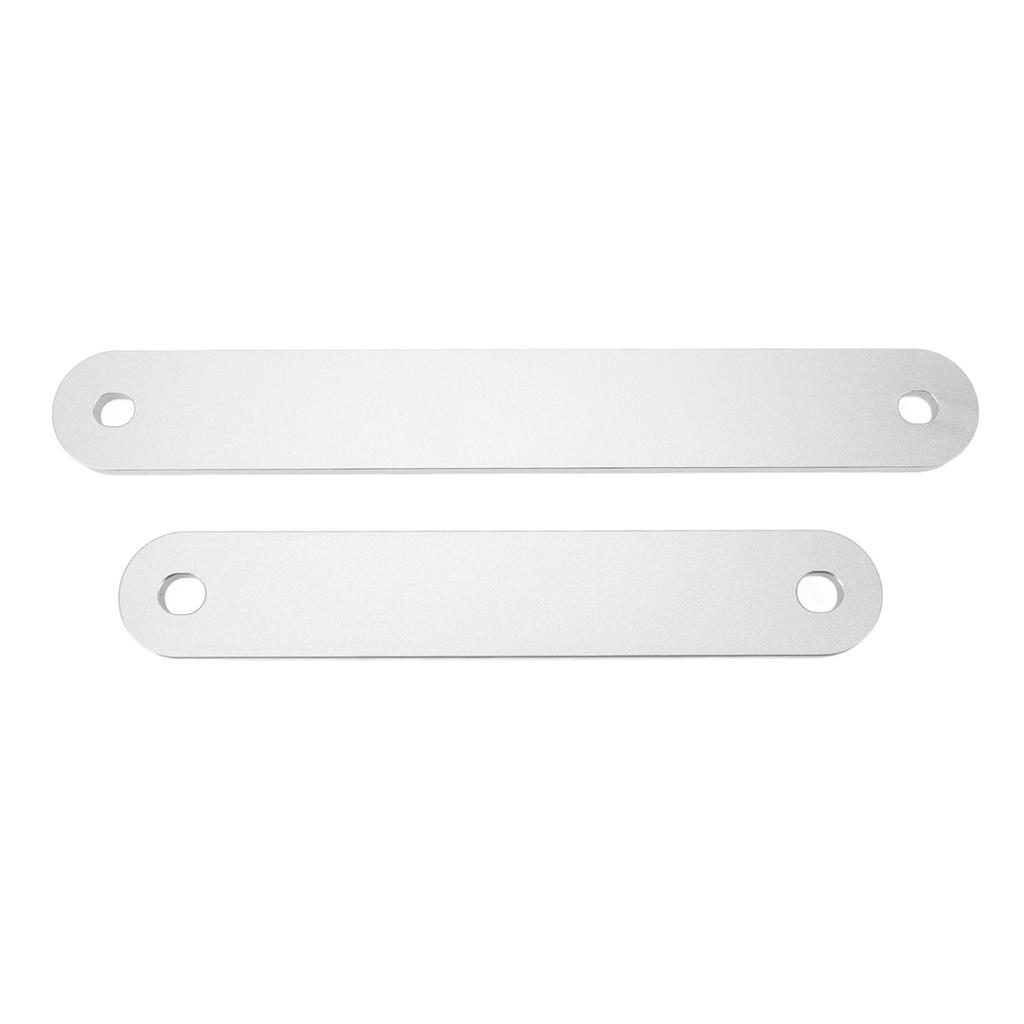 2PCS Transom Support Plate Kit for Boat Top and Lower Bolt Holes 3001.8067 Aluminum 15 X 2 Inches 12 X 2 In