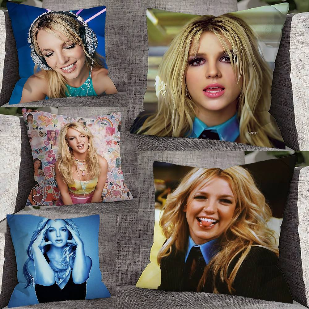 B-Britney S-Spears Pillow Case For Sofa Decor Car Office Room Printing Cushion Cover Decorations and Protector