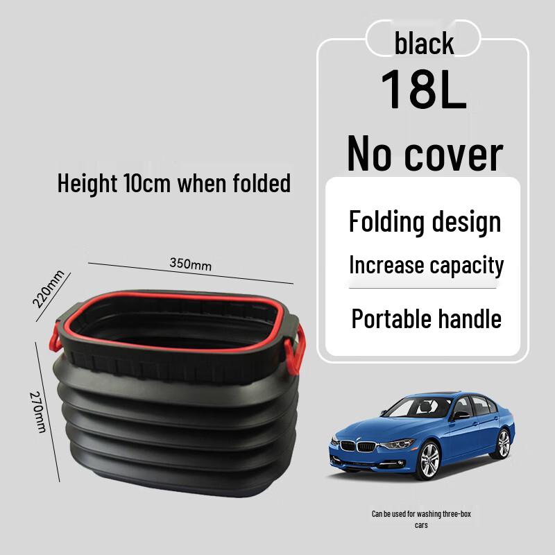 Deqier 18L Portable Folding Bucket