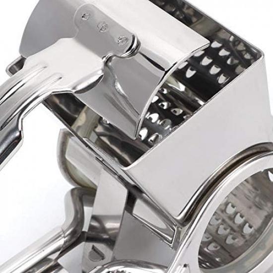 Stainless Steel Rotary Cheese Grater Slicer, Manual Rotate Chocolate Grater Cutter Planer Cutting Tool, for Vegetables,Fruits