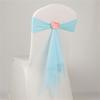 Bowknot Decoration Chair Sashes Elastic Sashes Elegant Chair Decoration