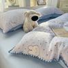 Class A Maternal And Infant Grade Cotton Double-Layer Gauze Shell Edge, Pure Cotton Quilt Cover Student Dormitory Bed
