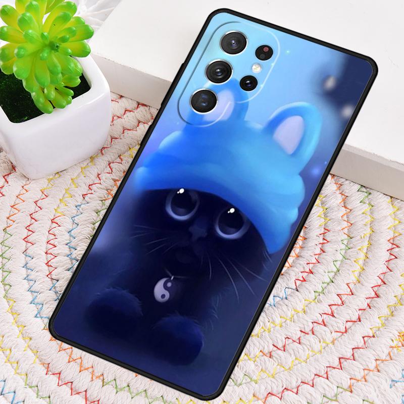 Cute Animals Cats Pattern Phone Case for Samsung Galaxy note 10 pro S26 Ultra S23 S24 FE S25 S21 S22 PLUS shockproof Cove