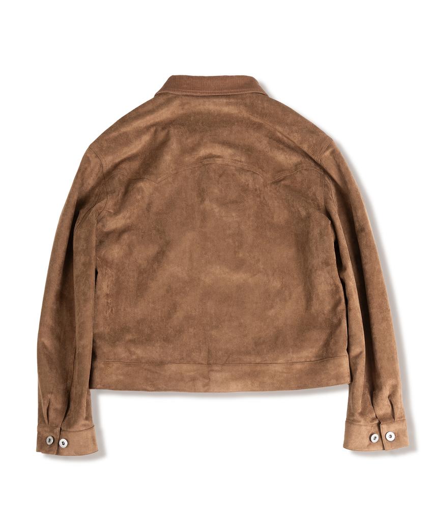 Mudsalt Suede Trucker Jacket Type 2. Camel