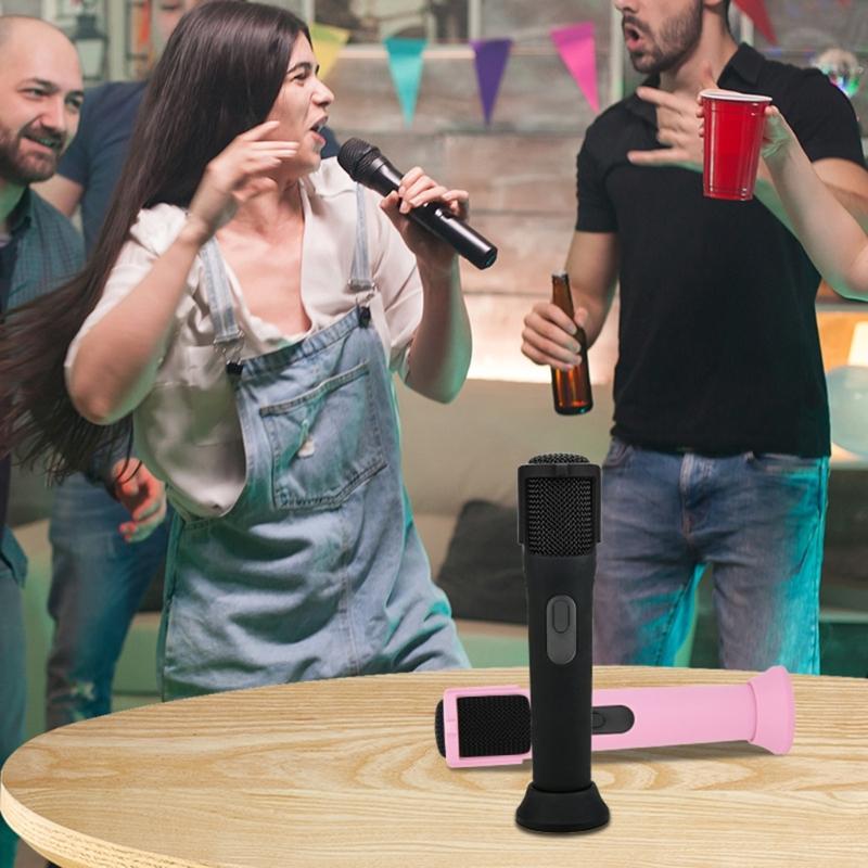 Microphones Grip Case Rubber Shockproof Sleeve for Wireless Microphones in KTV and Live Shows Use