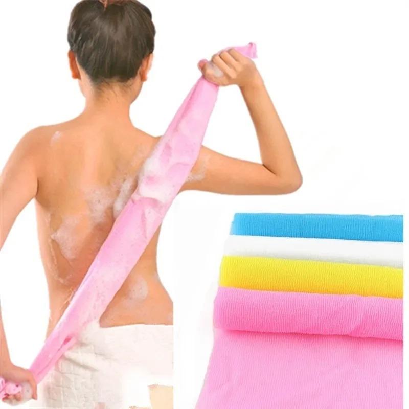 Japanese Exfoliating Bath Belt Nylon Long Shower Washcloth Bath Brush Body Scrub Back Scrubber Strap Spa Massage Bathing Tools