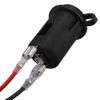 Enchufe de Encendedor de Cigarrillos Impermeable Universal para Motocicleta DC 12V 24V con Fusible y Cable