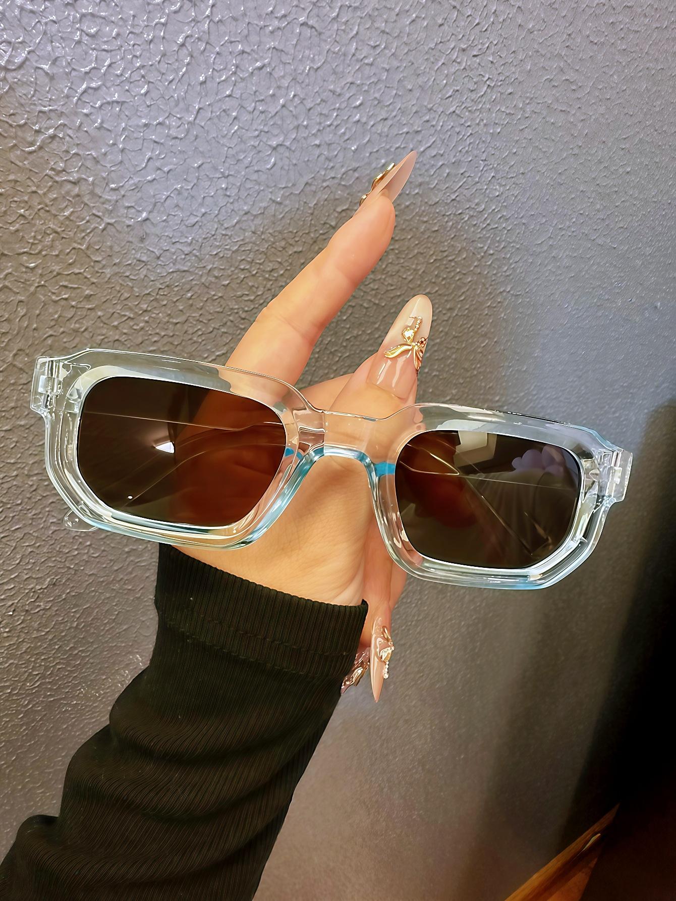 

Новые маленькие прямоугольные солнцезащитные очки Женские Модные брендовые квадратные солнцезащитные очки Мужские Классические винтажные панк очки UV400 1PC