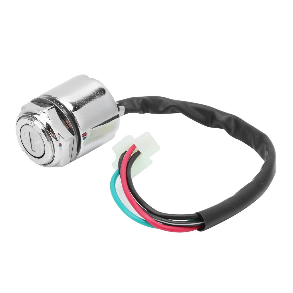 Motorcycle Electric Bike Ignition Switch Set with 2 Keys Replacement Universal for ATV Mini Moto Dirt Bike