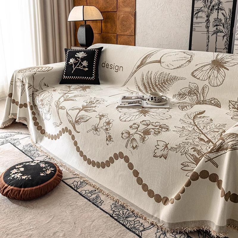 Sofa cover cloth is universal in all seasons, light luxury, high-end dust-proof sofa blanket, a whole cover 2025 new sofa towel