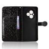 For TCL NxtPaper 60 Ultra 5G Wallet Case Dot Pattern Imprint PU Leather Phone Cover with Wrist Strap