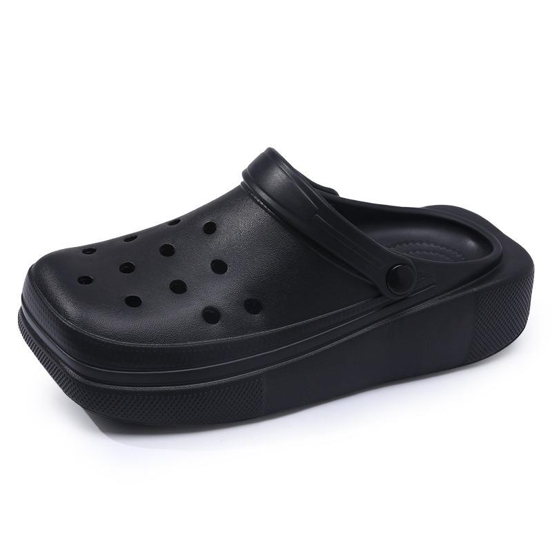 

Dachang Dongdong Shoes Summer New Fashion Couple Breathable Personality Casual Beach Sandals Bag 35-36 чорний
