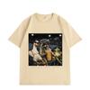 I Live Here Now Funny Goose Raccoon Frog Baseball Graphic T Shirts Unisex Fashion Vintage T-shirt Summer T-shirts
