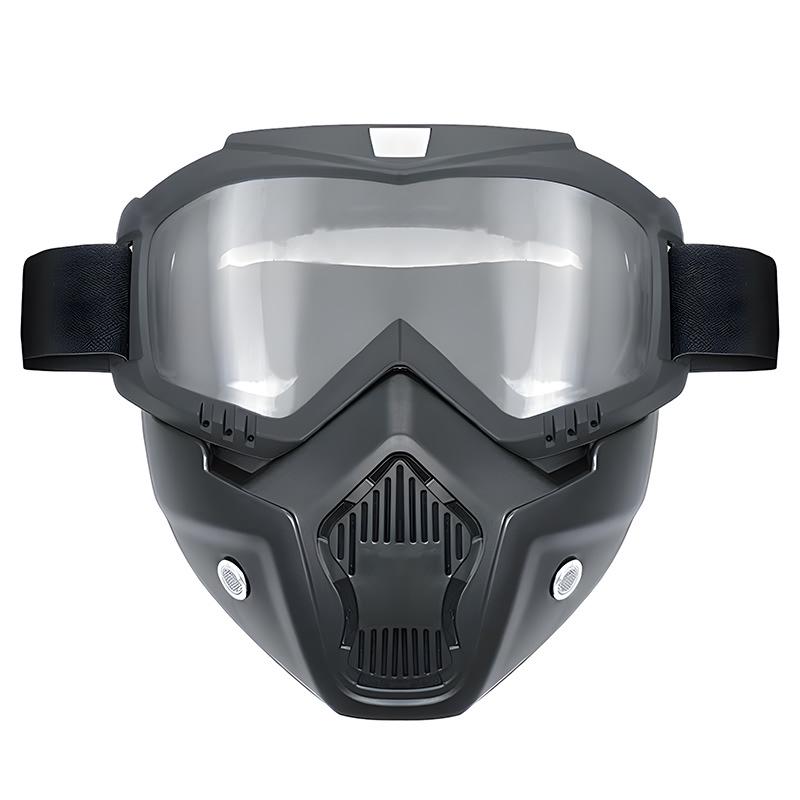 Retro Harley Windproof Motorcycle Goggles: Off-Road Riding One-Piece Mask Glasses