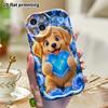 Phone Case: 2D Flat, Suitable for iPhone 18 17 16 15 14 13 12 Pro Protective Case, Phone Decoration, Blue Rose Sea, Perfect Christmas and Halloween Ho
