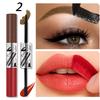 Gel per sopracciglia e tinta labbra 2 in 1 Strappabile Cosmetico Combinato Lunga Tenuta Colore Intenso Resistente al Sudore Trucco Peeling
