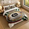Bedding Set 1 Duvet Cover 2 Pillowcases John Deere Print Soft Bed Linen Bedroom Decor