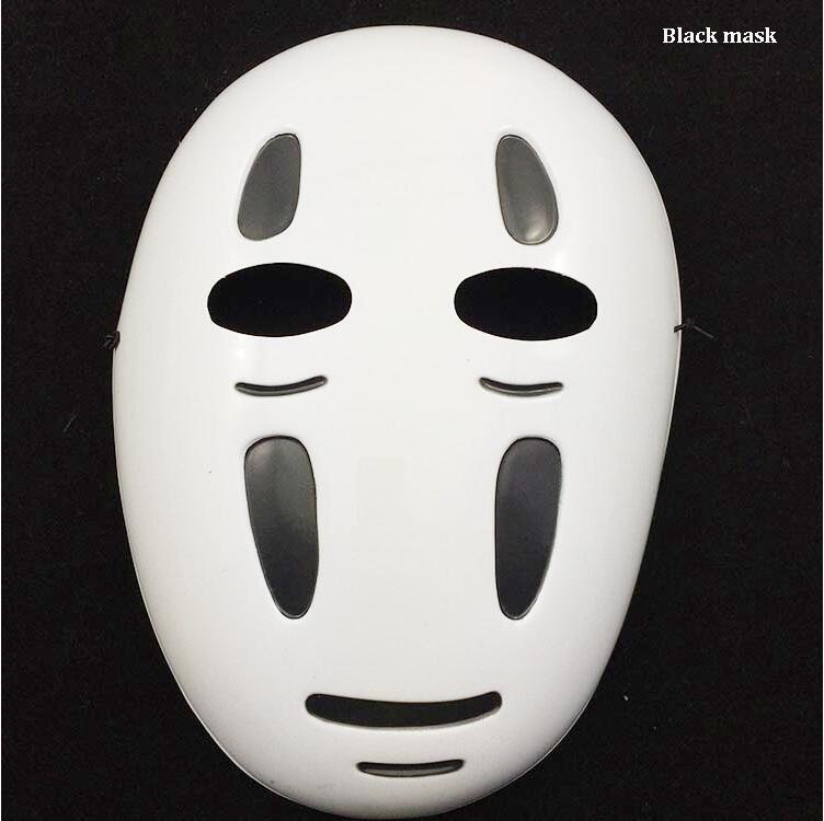 Spirited Away No Face Man Kimono Cosplay Costume With Mask Gloves For Halloween Party