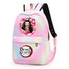 3ks/set Anime Demon Slayer Batoh pro dívky Chlapci Back To School Bag with Lunch Bag Student Bookbag Muži Ženy Cestovní taška Mochil