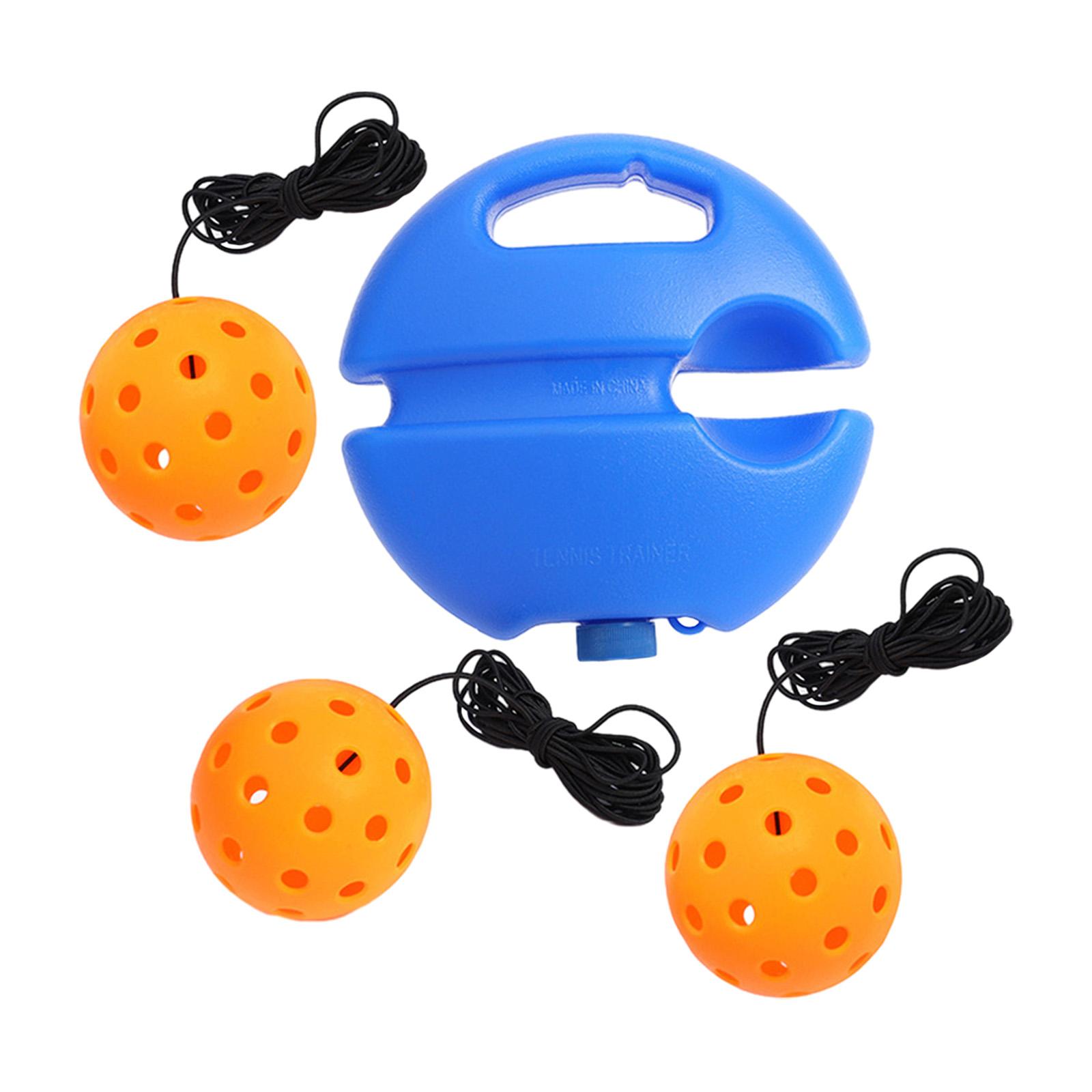 Pickleball Trainer Improve Speed with 26 Holes Pickleball Ball Portable Professional Pickleball Training Base for Beginner