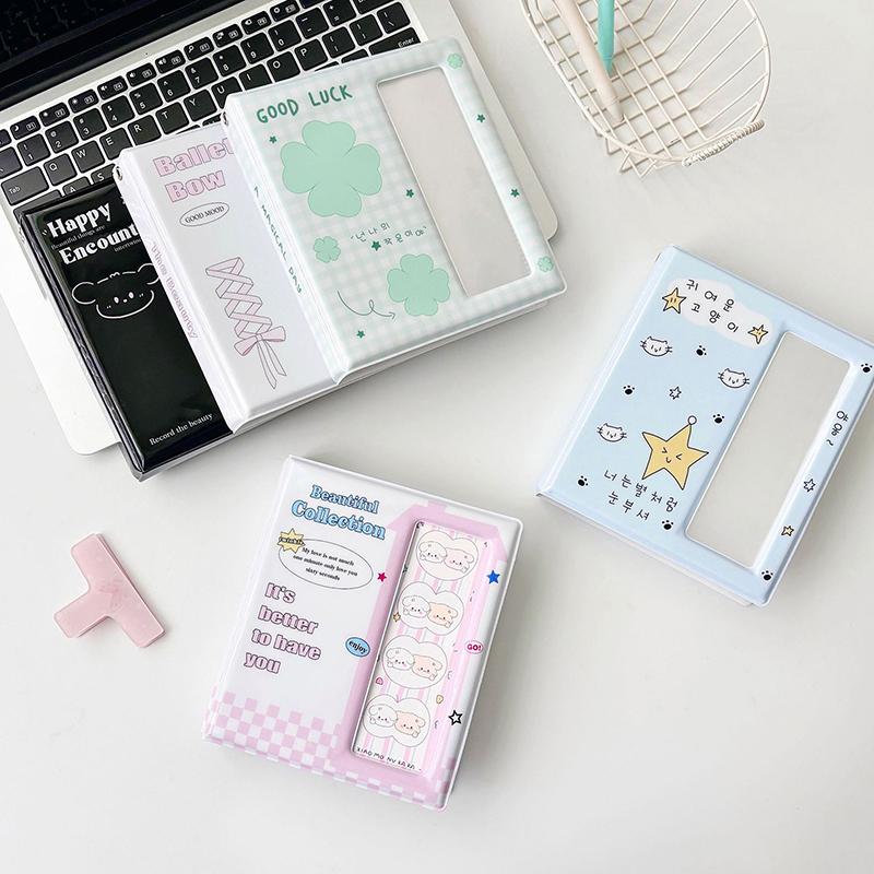 Cartoon Photo Booth Frames Photo Booth Album For 40 Pcs 2X6 Inch Photo Strips Bookmark 20 Pcs 4X6 4R Photo Holder 40 Pages