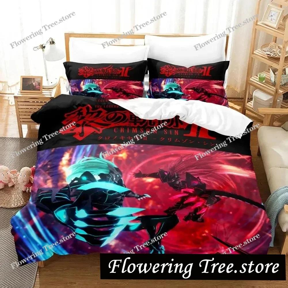 Anime The Legend Of Heroes Bettwäsche-Set Bettbezug Bett-Set Bettbezug Kissenbezug Bettdecke King Queen Size Jungen Erwachsene Bettwäsche