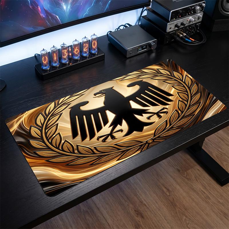 Belgium Football Crest Mouse Pad, Extended Non Slip Rubber Desk Mat for Gaming Office Laptop Fan Gift