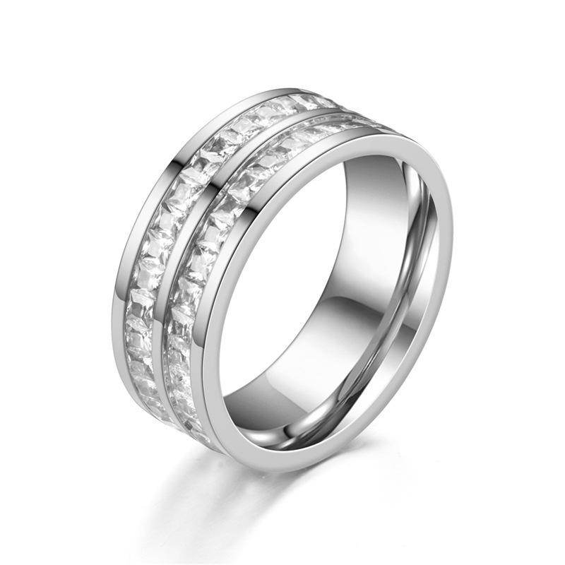 Men's Rotating Cross Titanium Steel Ring - European & American Style Stainless Steel Jewelry