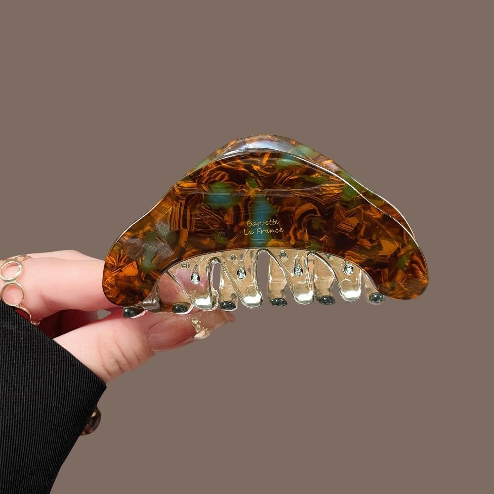 Chic Hair Claw Clips Iridescent Gradient Designs Non Slip Styling Clamps Perfect Daily Hairdos Elegant Trendy Hair Accessories