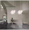Designer Silk Pendant Light – Italian Loft Style for Duplex Living, Dining, Bedroom, Study – Creative and Artistic