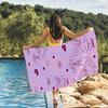Women Love Bunny Towel Quick Drying Beach Towels Are Suitable For Swimming Pools Camping Yoga And The Gym
